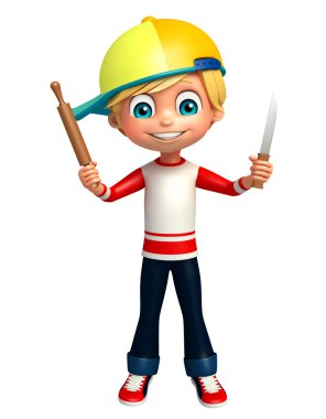 Mutfak ekipmanları çocukla çocuk