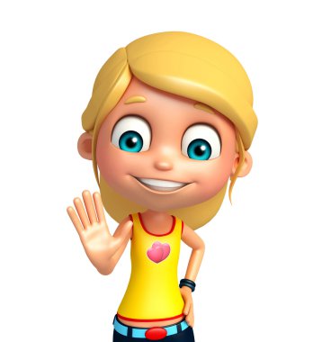 çocuk kız dur poz ile