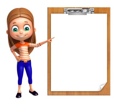 çocuk kız ile sınav yastık