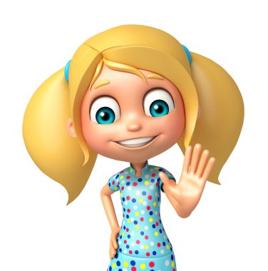 çocuk kız dur poz ile