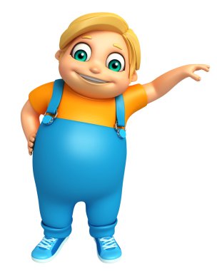 Çocuk çocuk komik poza sahip