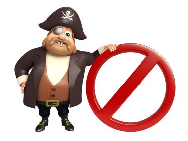 Dur işareti ile korsan