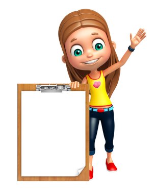 çocuk kız ile sınav yastık