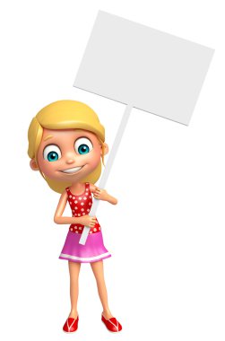 Beyaz tahta çocuk kızla