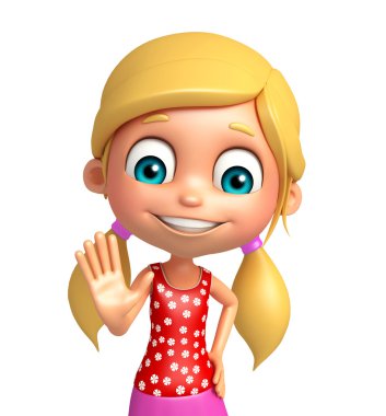 çocuk kız dur poz ile