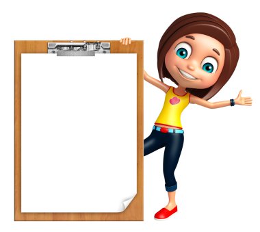 çocuk kız ile sınav yastık