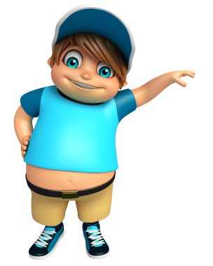 Çocuk çocuk komik poza sahip