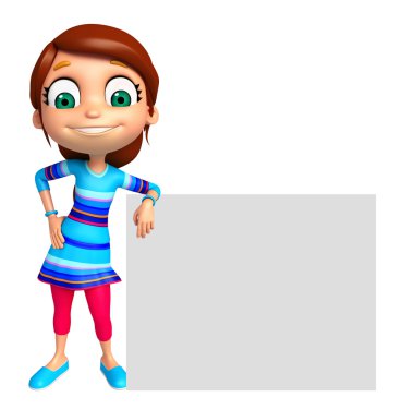 Beyaz tahta çocuk kızla