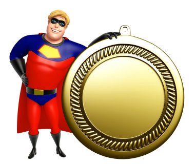 Madalya ile süper kahraman 