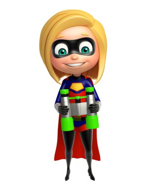 Dürbün ile süper kız