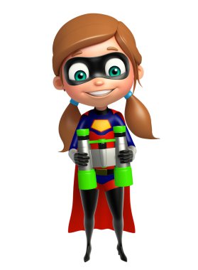 Dürbün ile süper kız