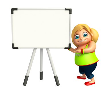 çocuk kızla Dispaly yönetim kurulu