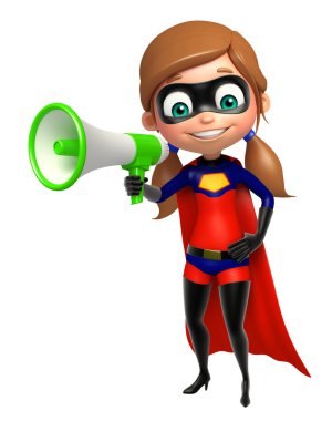 Supergirl hoparlör ile