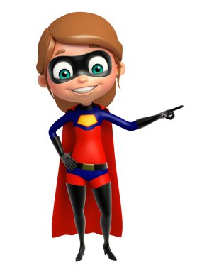 Supergirl işaretleme poza sahip