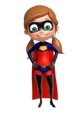 Süper komik poz ile kız