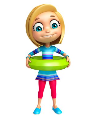 çocuk kız Yüzme tuplü