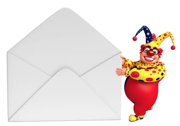 Klaun z poczty — Zdjęcie stockowe