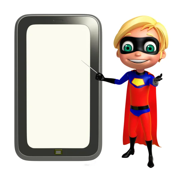Superboy z Mobile — Zdjęcie stockowe