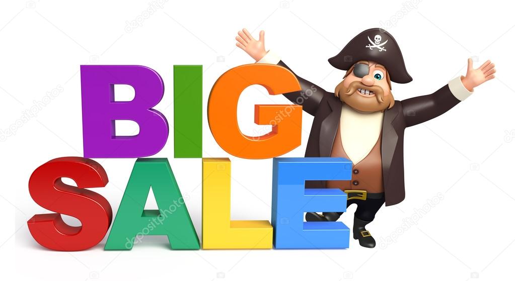 Pirate with  Big sale