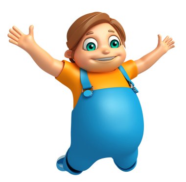 çocuk çocuk atlama poz ile