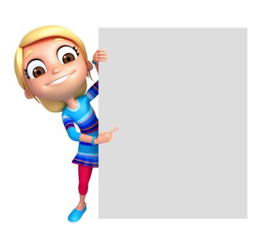 Beyaz tahta çocuk kızla