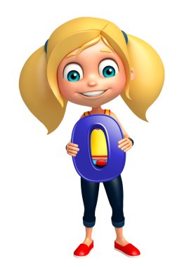 çocuk kız 0 rakam ile