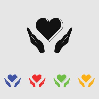 Kalp - Sevgililer günü vektör simgesi