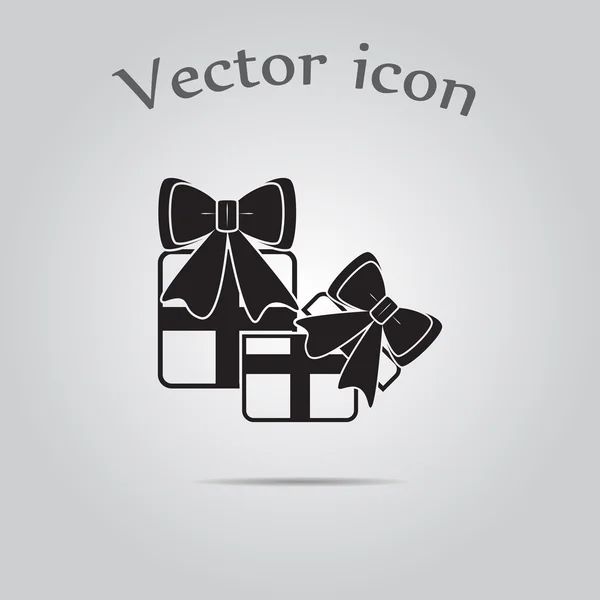 Подарок - векторная иконка Дня Святого Валентина — стоковый вектор