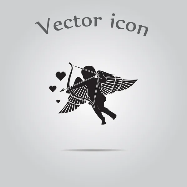 Cupidon - icône vectorielle Saint-Valentin — Image vectorielle