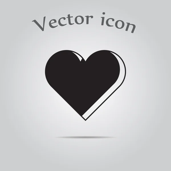 Heart - Valentinstag-Vektor-Symbol — Stockvektor