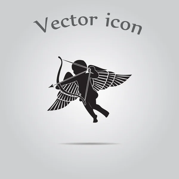Купидон - векторная иконка Дня Святого Валентина — стоковый вектор