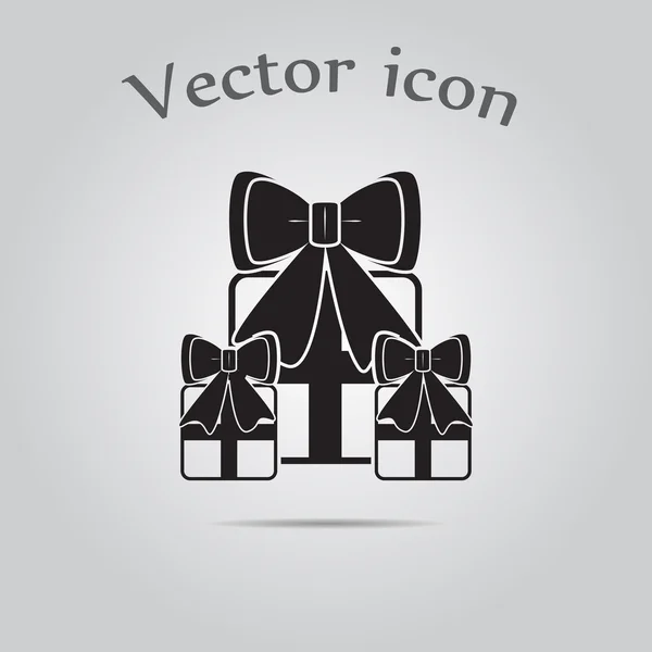 Geschenk - Valentinstag-Vektor-Symbol — Stockvektor