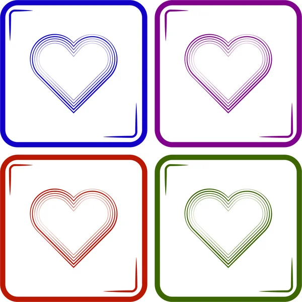 Heart - Valentine's Day vector icon — Stock Vector