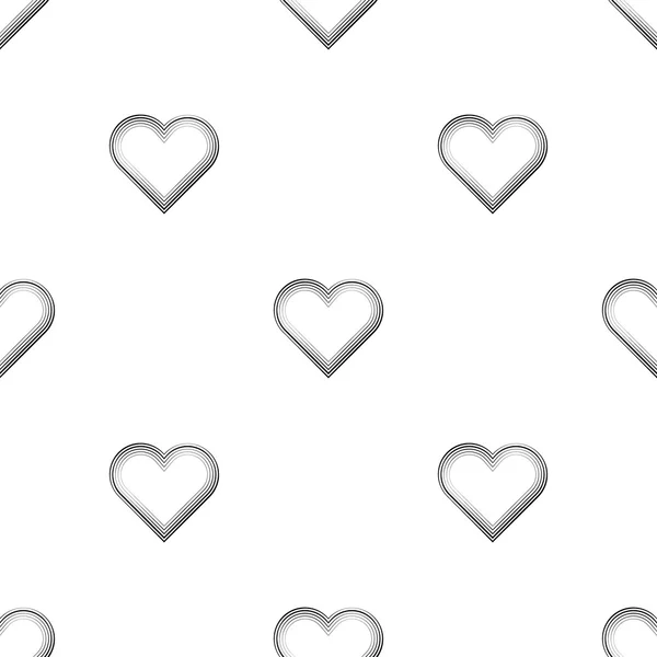 Coração ícone vetor Dia dos Namorados — Vetor de Stock