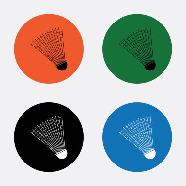 badminton servis horozu spor simgesi