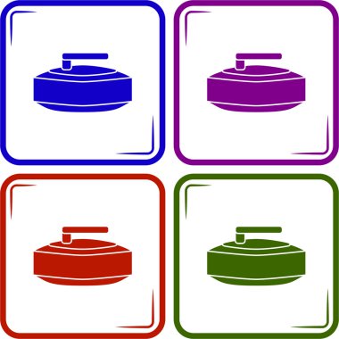 Spor İdolü curling için taş