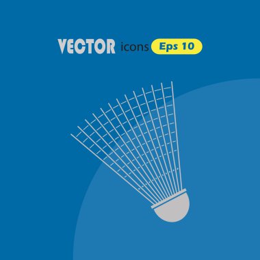 badminton servis horozu spor simgesi