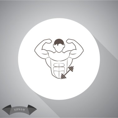 Vücut geliştirmeci ve halter spor idolü