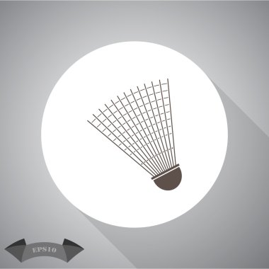 badminton servis horozu spor simgesi