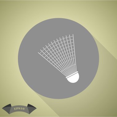 badminton servis horozu spor simgesi