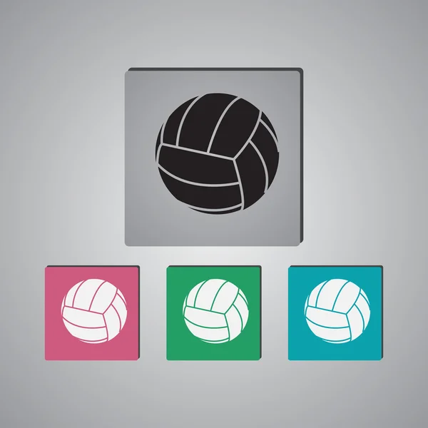 Volejbalový sportovní ikona — Stockový vektor