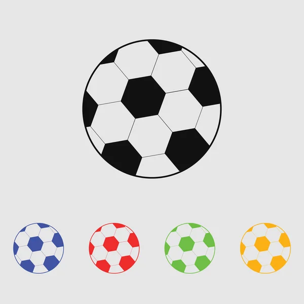 Soccer ball sport icon — Stock Vector