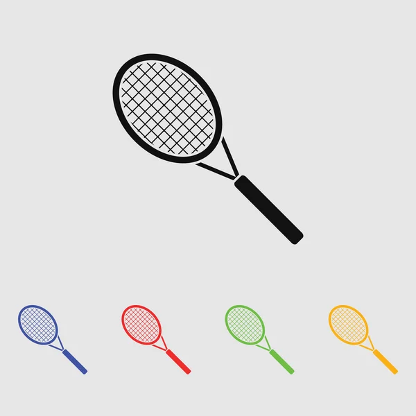 Tennis racket sport ikonen — Stock vektor