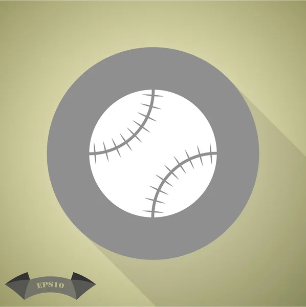 Ikona sportowa baseball — Wektor stockowy