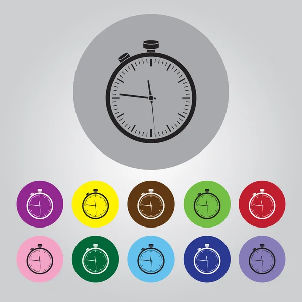 Stopwatch sport pictogram — Stockvector