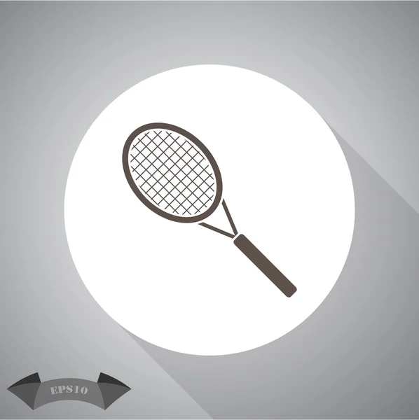 Raquette de tennis icône du sport — Image vectorielle