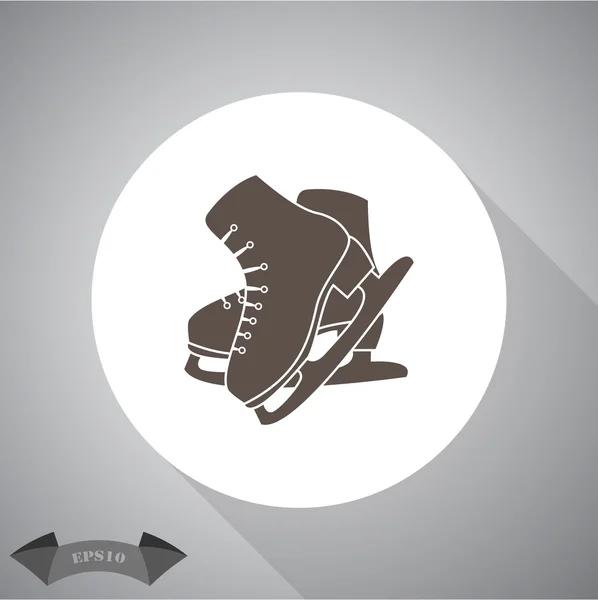 图溜冰鞋体育图标 — 图库矢量图片