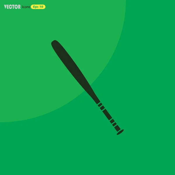 Béisbol-bate icono del deporte — Vector de stock