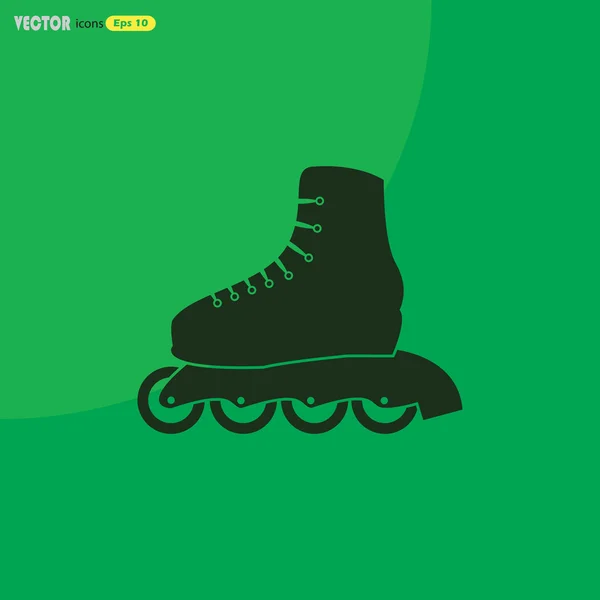 Roller skate sport ikonen — Stock vektor