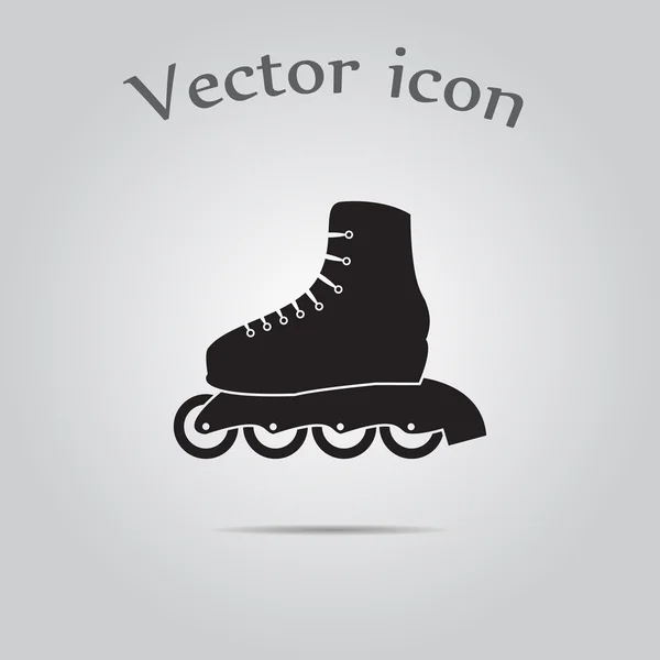 Roller skate icône du sport — Image vectorielle